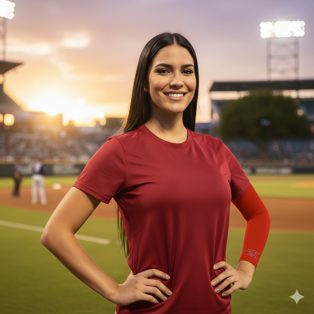 Manga de compresión deportiva | Panama Metro | Roja | Talla única