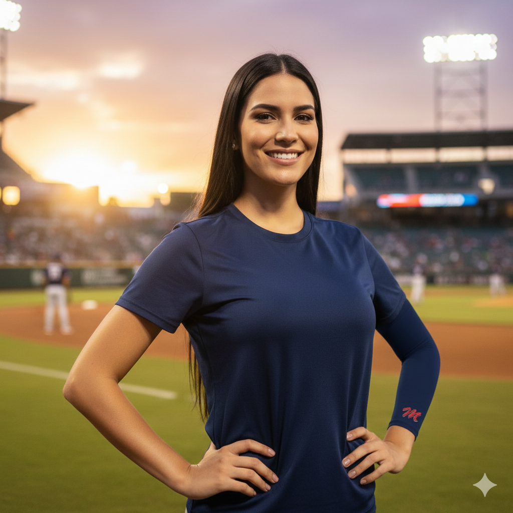 Manga de compresión deportiva | Panamá Metro | Azul marino | Talla única