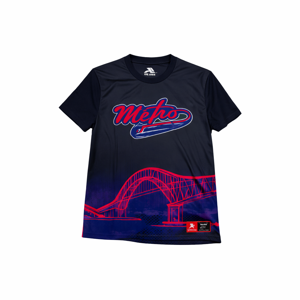 T-shirt deportivo Panamá Metro oficial – Negro